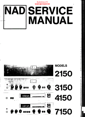 NAD-7150-rec-sm 维修电路原理图.pdf