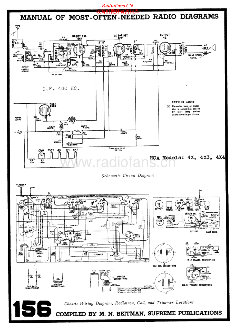 RCA-4X4-rec-sch 维修电路原理图.pdf_第1页