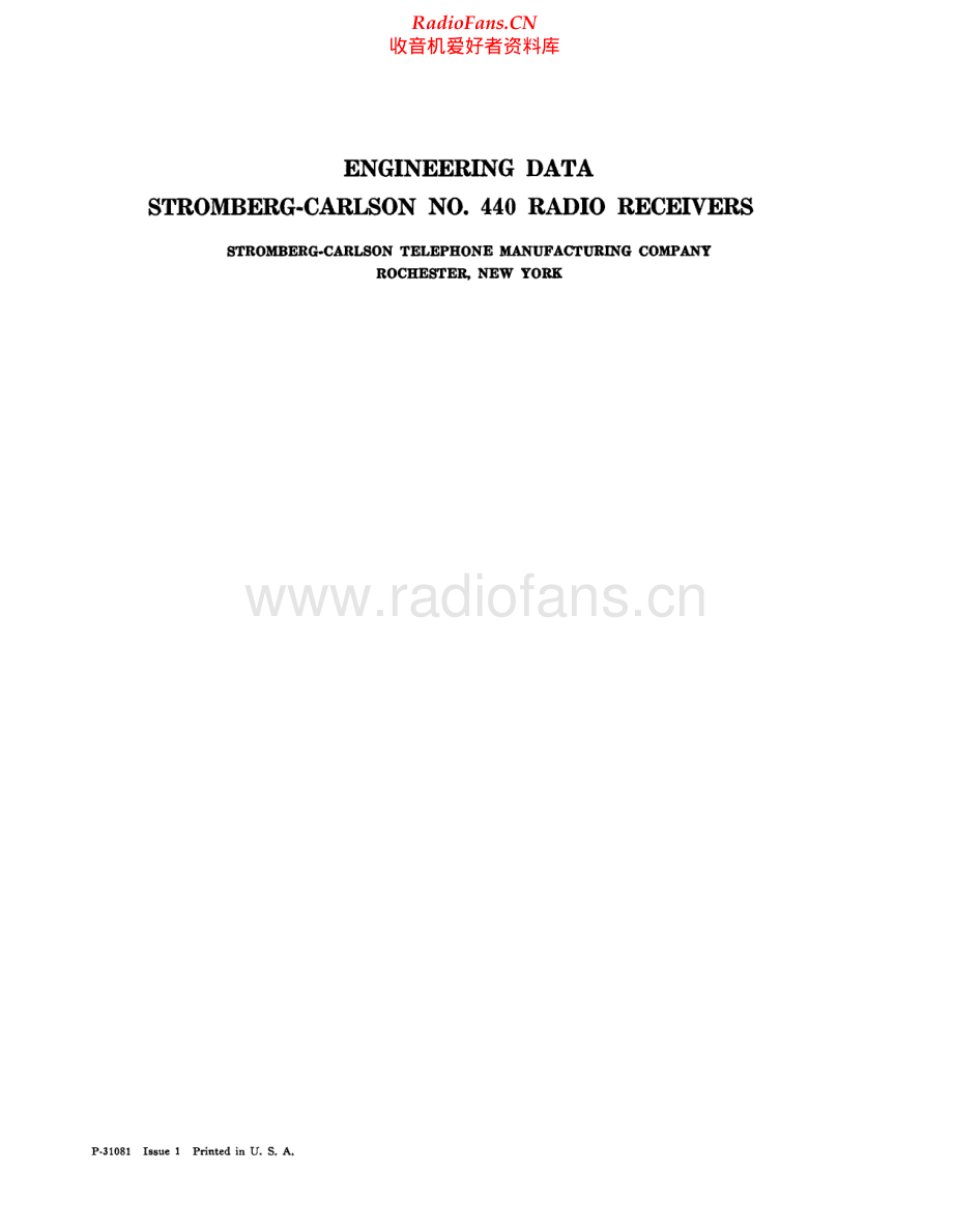 StrombergCarlson-440-rec-sm 维修电路原理图.pdf_第1页