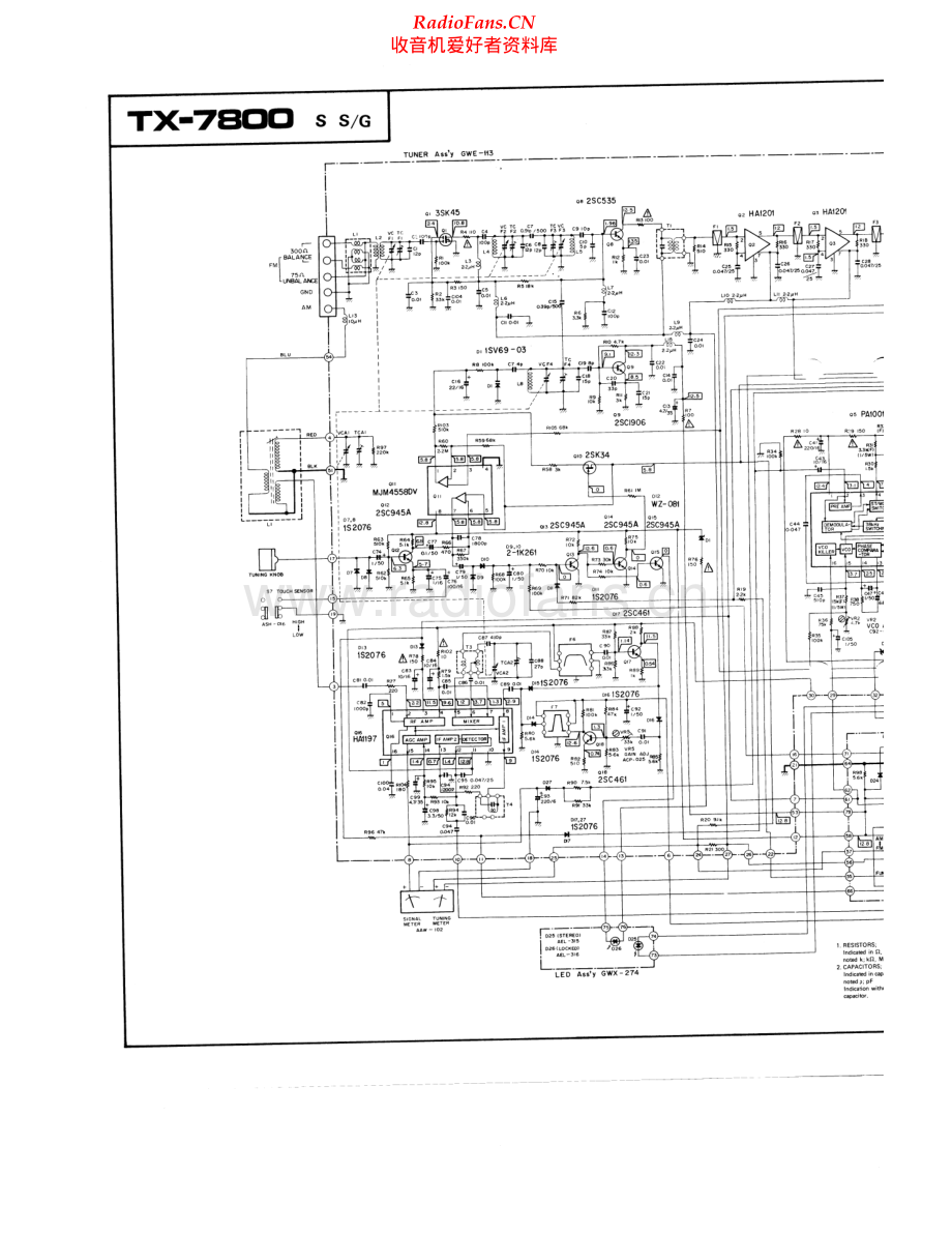 Pioneer-TX7800-tun-sch 维修电路原理图.pdf_第1页