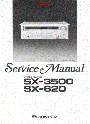 Pioneer-SX620-rec-sm 维修电路原理图.pdf