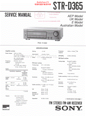 Sony-STRD365-rec-sm 维修电路原理图.pdf