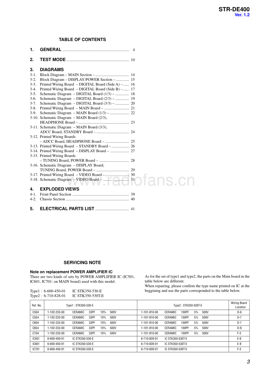 Sony-STRDE400-rec-sm 维修电路原理图.pdf_第3页