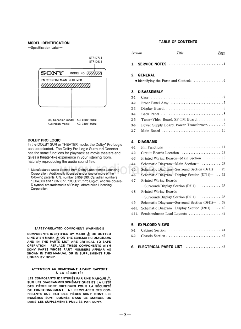 Sony-STRD911-rec-sm 维修电路原理图.pdf_第3页