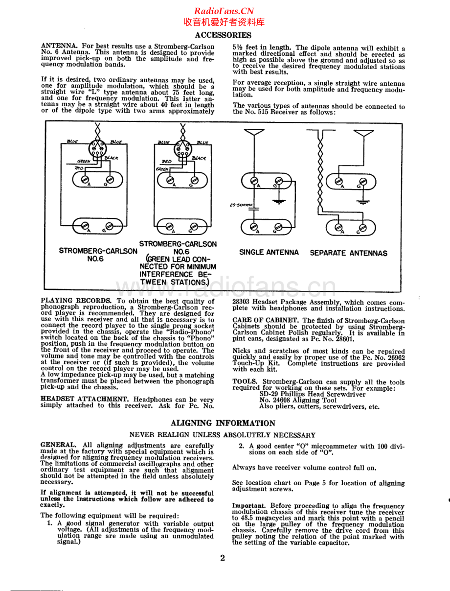 StrombergCarlson-515-rec-sm 维修电路原理图.pdf_第2页