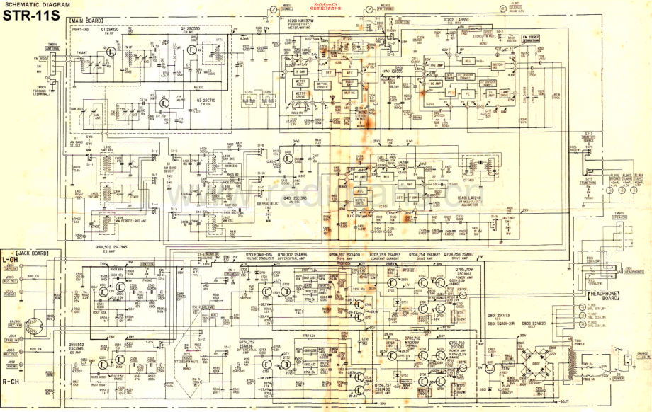 Sony-STR11S-rec-sch 维修电路原理图.pdf_第1页