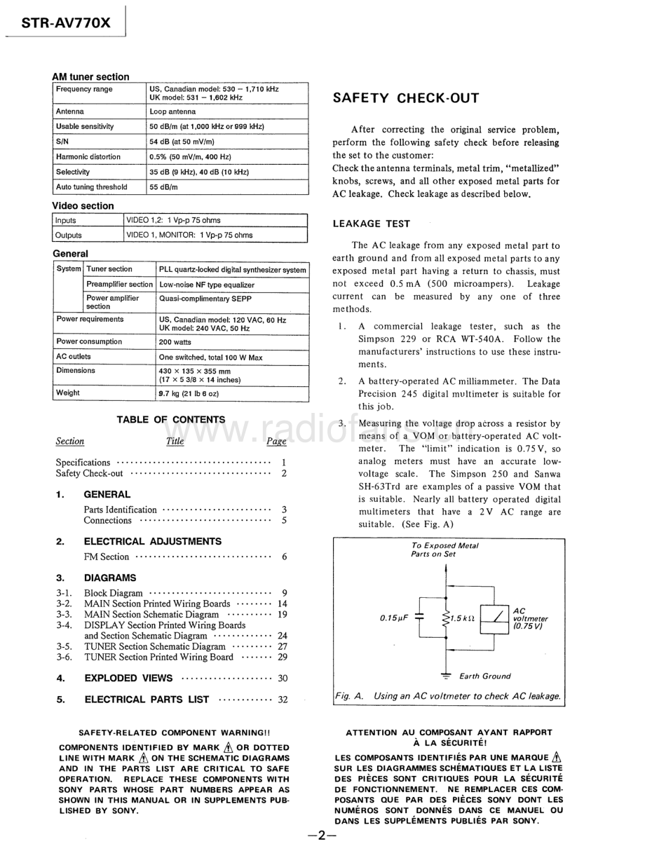 Sony-STRAV53-rec-sm 维修电路原理图.pdf_第3页