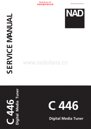 NAD-C446-tun-sm 维修电路原理图.pdf
