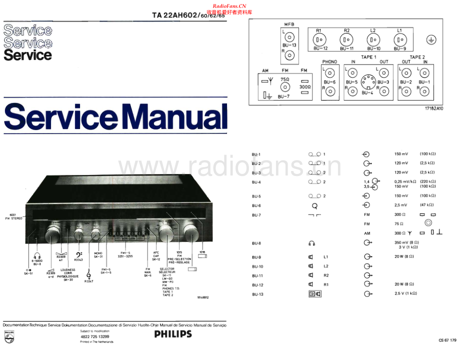 Philips-22AH602-rec-sm 维修电路原理图.pdf_第1页