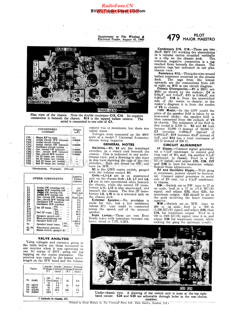 Pilot-MajorMaestroSuperhet-rec-sm 维修电路原理图.pdf_第2页