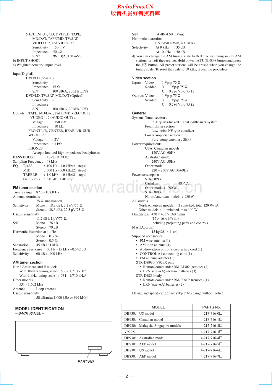 Sony-STRV929X-rec-sm 维修电路原理图.pdf_第2页