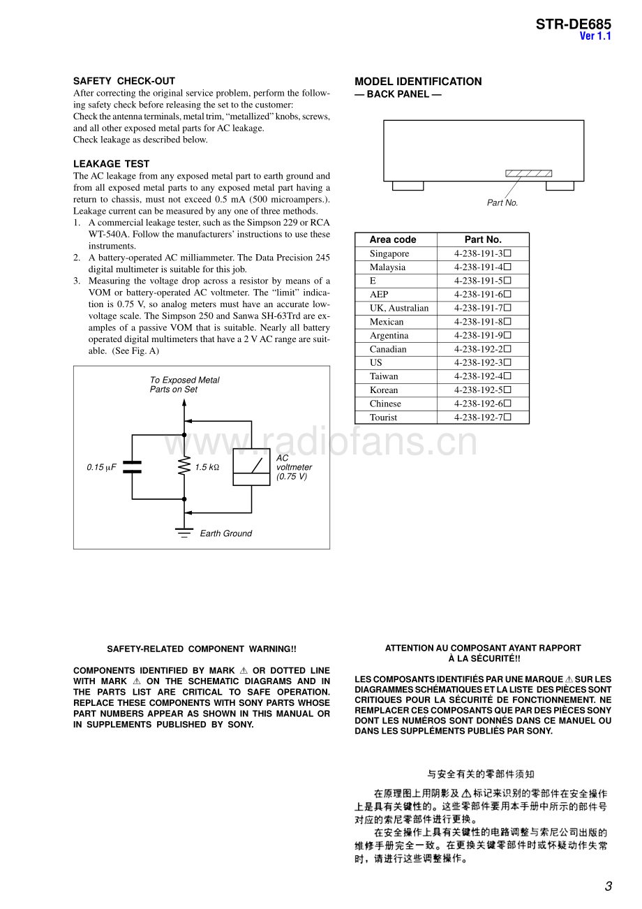 Sony-STRDE685-rec-sm 维修电路原理图.pdf_第3页