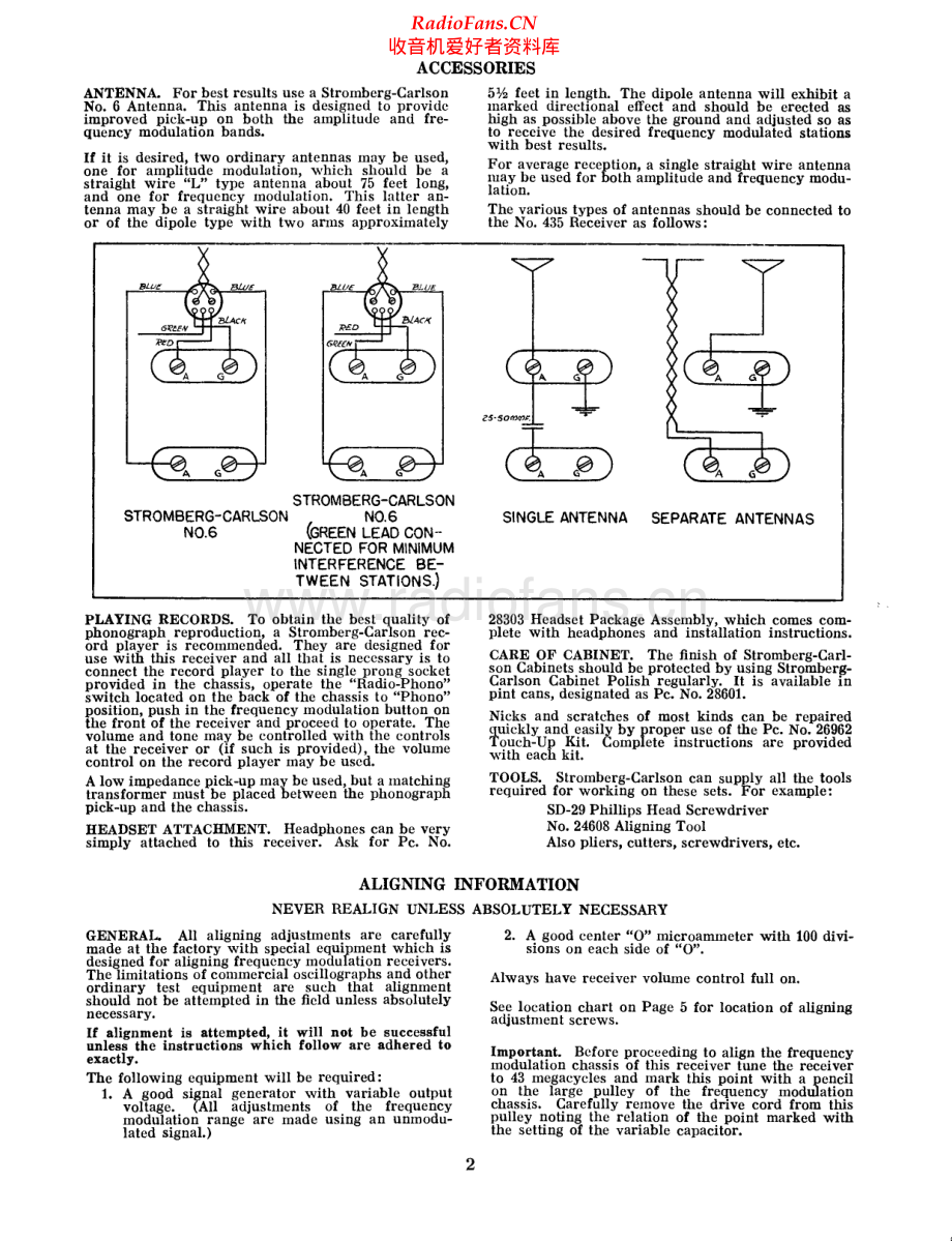 StrombergCarlson-435-rec-sm 维修电路原理图.pdf_第2页