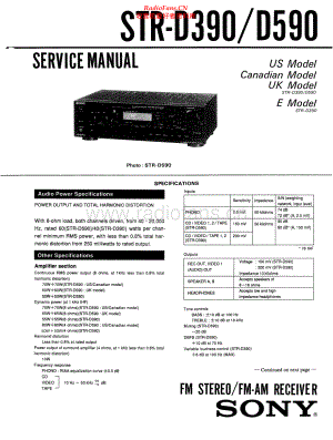 Sony-STRD390-rec-sm 维修电路原理图.pdf