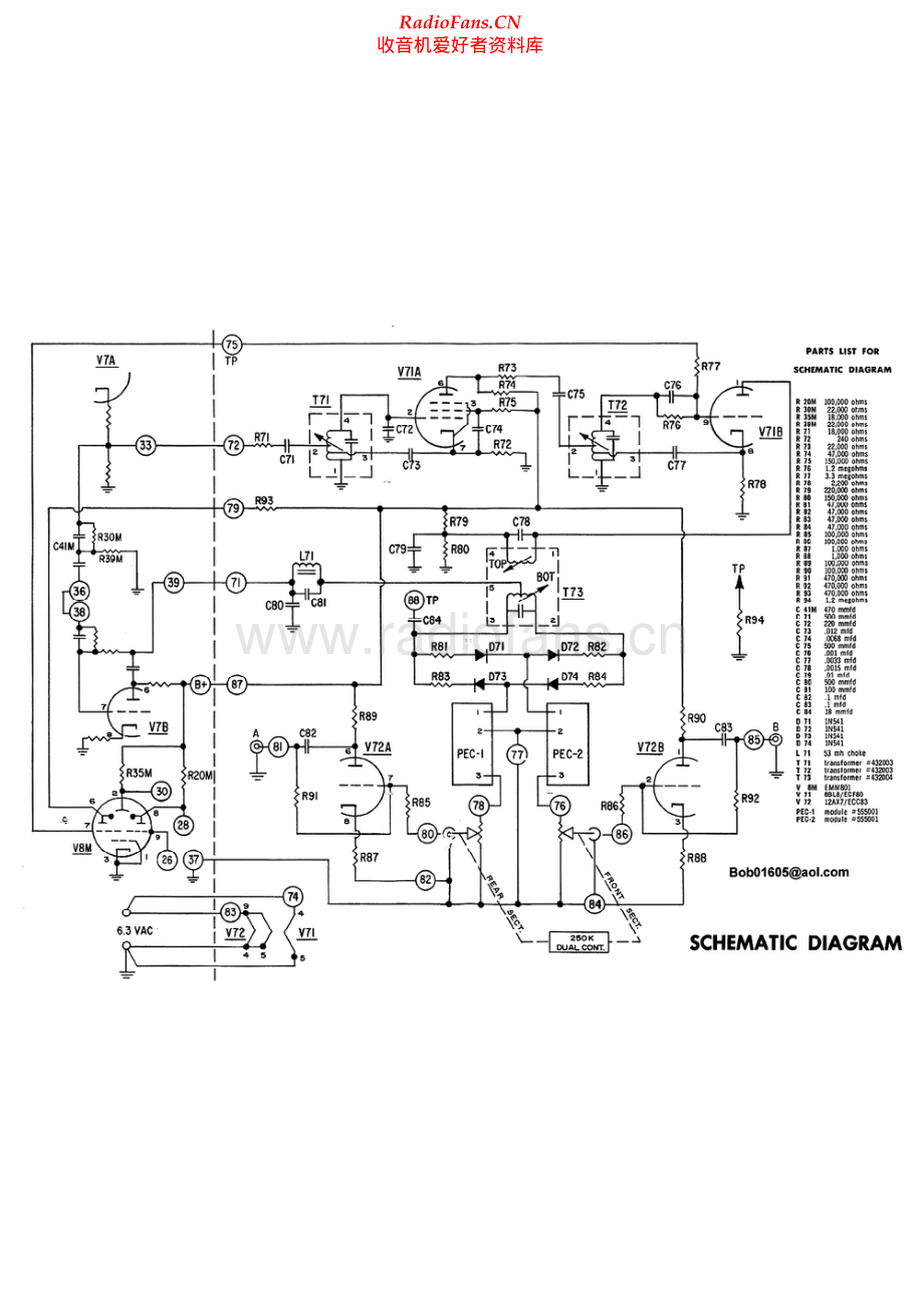 Dynaco-FMX3-tun-sch维修电路原理图.pdf_第1页