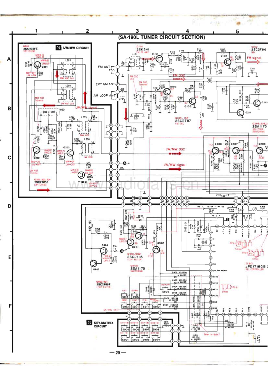 Technics-SA190-rec-sm 维修电路原理图.pdf_第3页