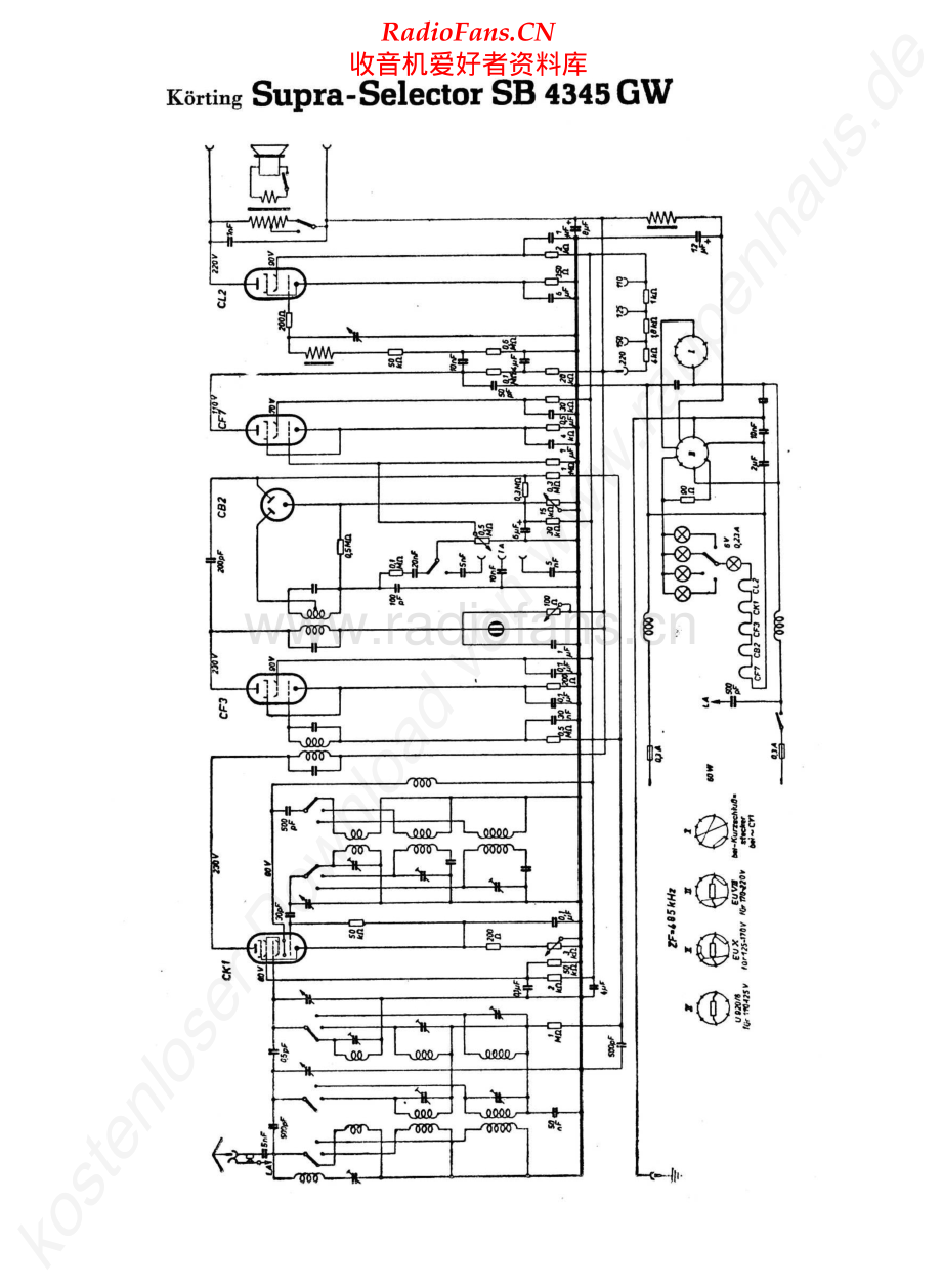 Koerting-SupraSelector4345GW-rec-sch 维修电路原理图.pdf_第1页