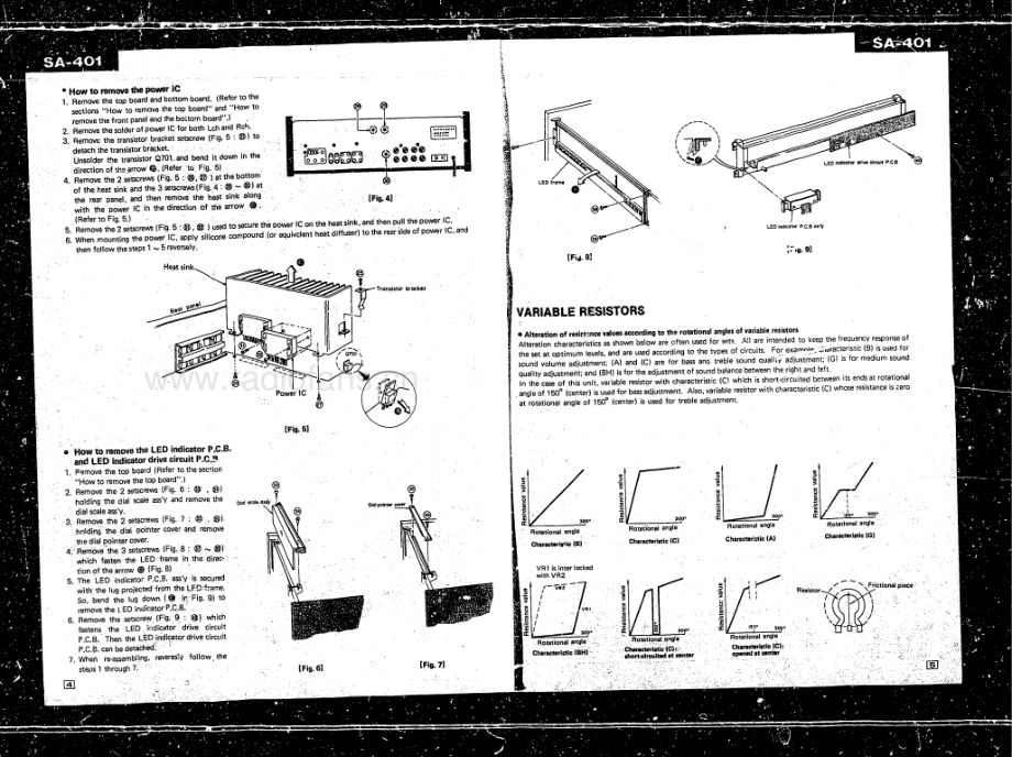 Technics-SA401-rec-sm 维修电路原理图.pdf_第3页