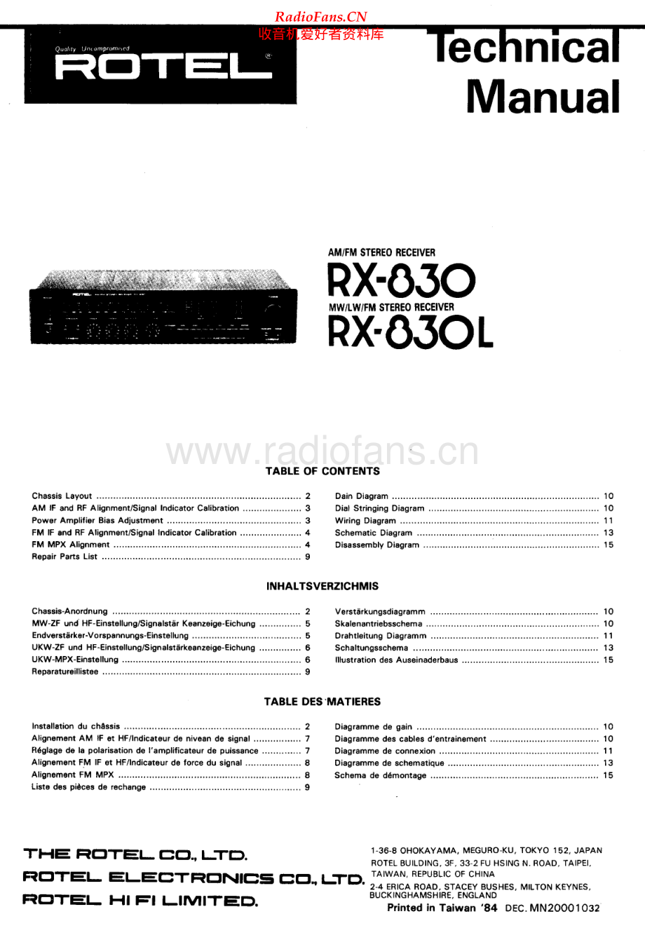 Rotel-RX830-rec-sm 维修电路原理图.pdf_第1页