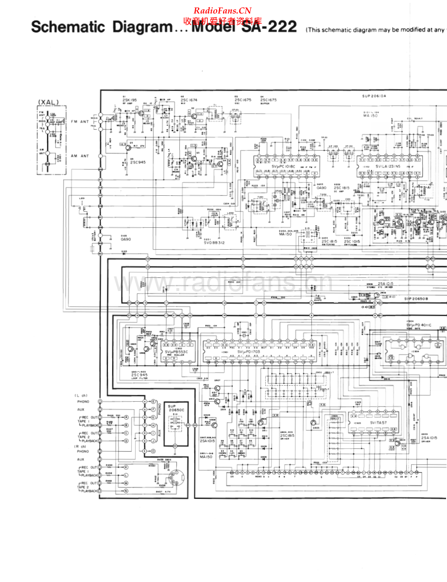 Technics-SA222-rec-sch 维修电路原理图.pdf_第1页