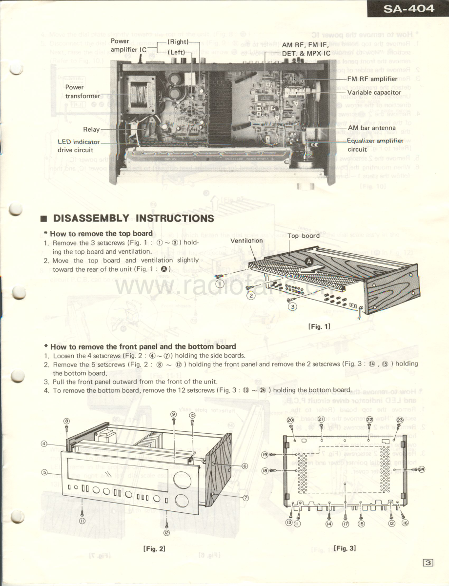 Technics-SA404-rec-sm1 维修电路原理图.pdf_第3页