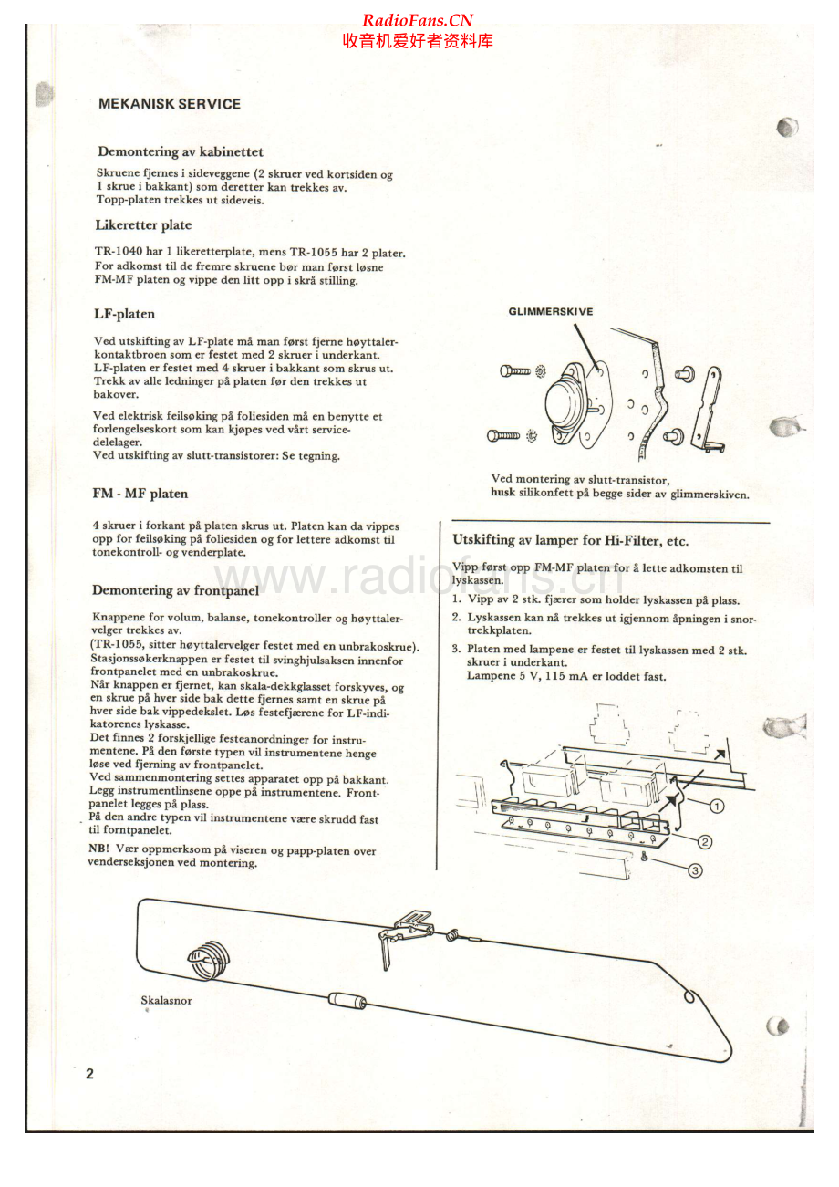 Tandberg-TR1055A-rec-sm 维修电路原理图.pdf_第2页