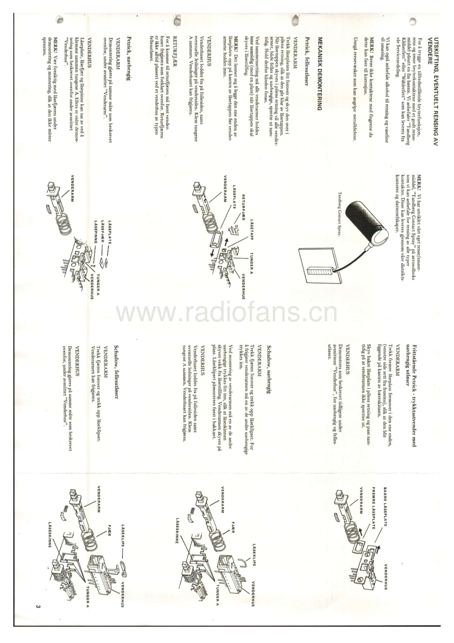 Tandberg-TR1055A-rec-sm 维修电路原理图.pdf_第3页