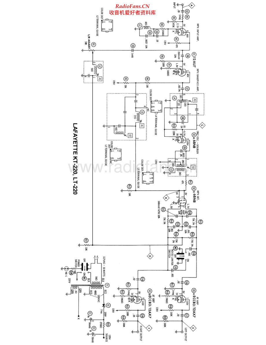 Lafayette-LT220-tun-sch 维修电路原理图.pdf_第1页