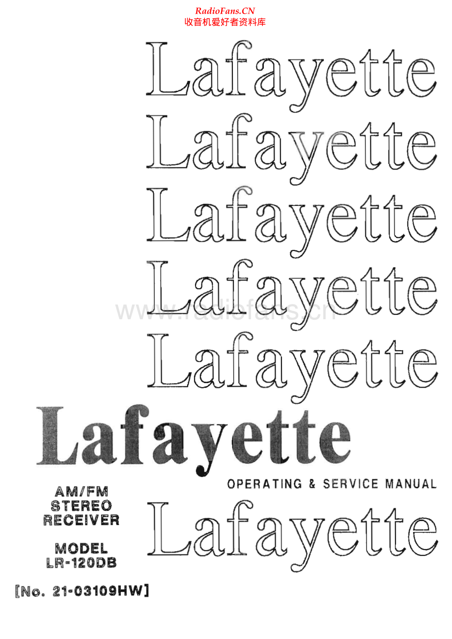 Lafayette-LR120DB-rec-sm 维修电路原理图.pdf_第1页