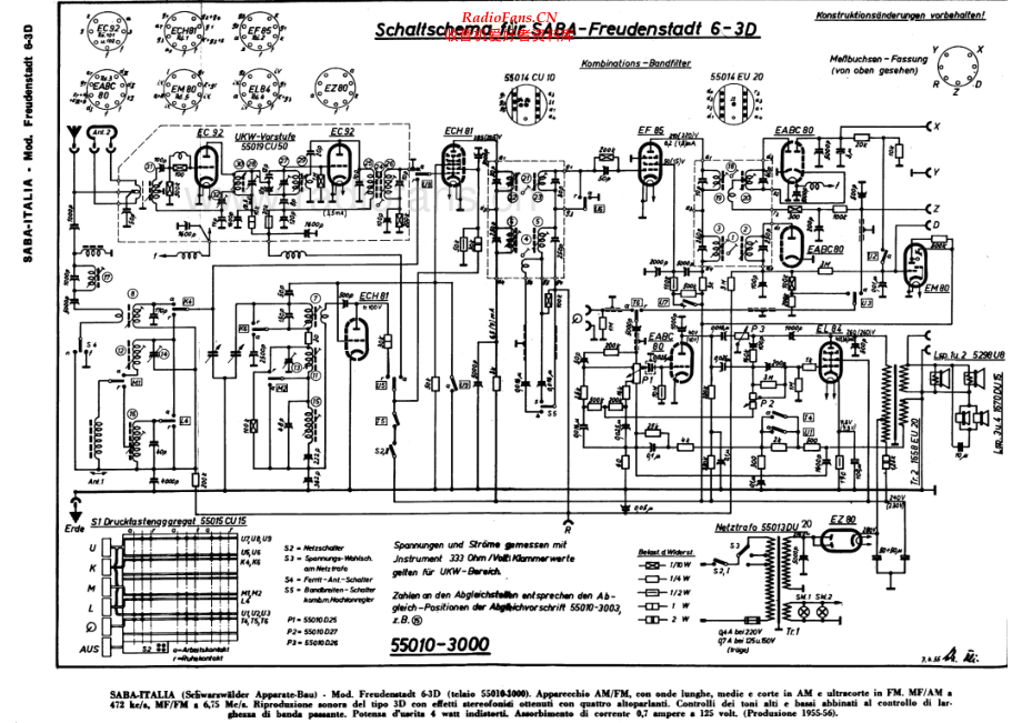 Saba-Freudenstadt6_3D-rec-sch 维修电路原理图.pdf_第1页