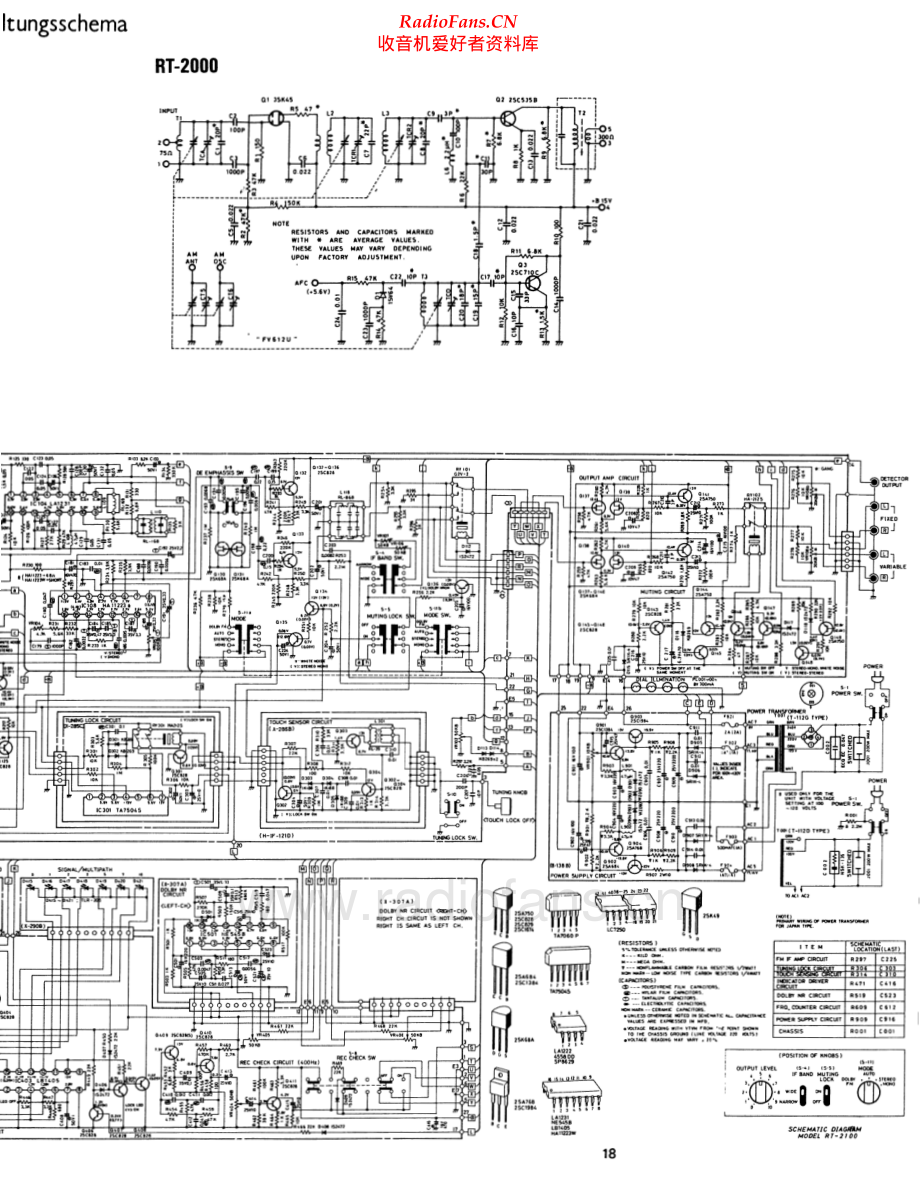 Rotel-RT2100-tun-sch 维修电路原理图.pdf_第2页
