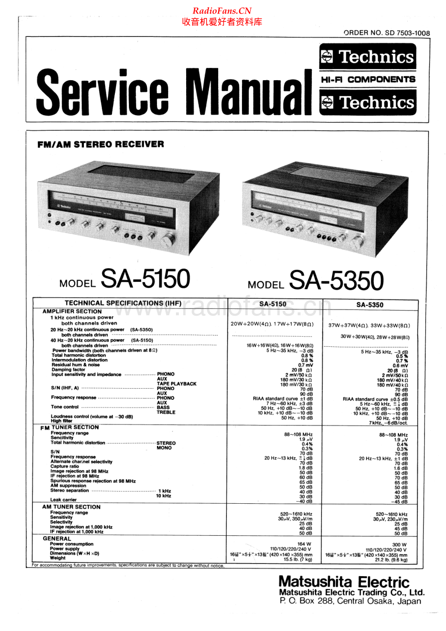 Technics-SA5150-rec-sm 维修电路原理图.pdf_第1页