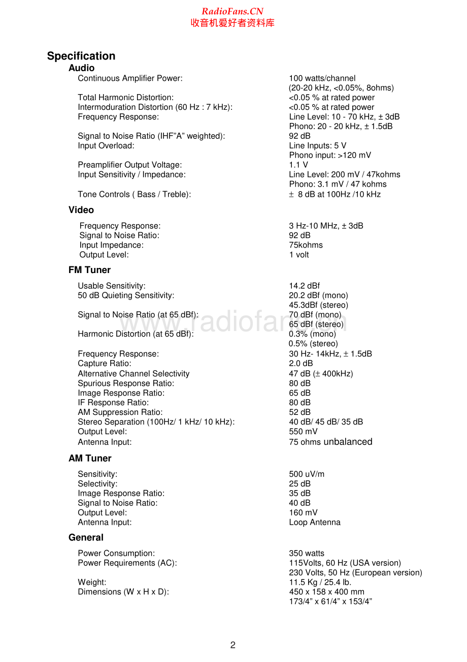 Rotel-RX975-rec-sm 维修电路原理图.pdf_第2页