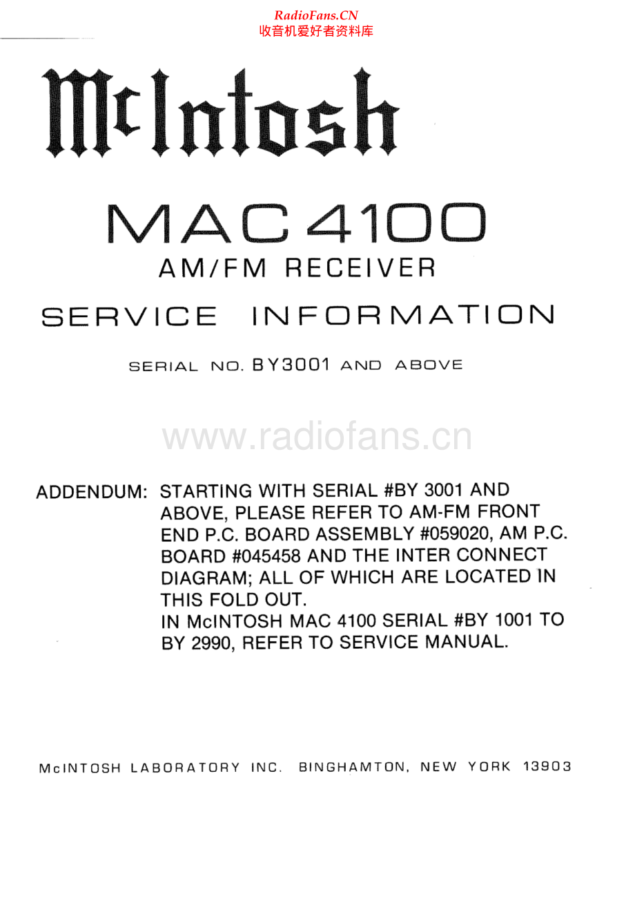 McIntosh-MAC4100-rec-sma 维修电路原理图.pdf_第1页