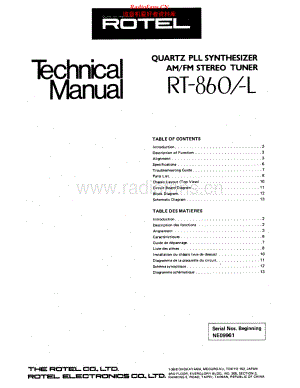 Rotel-RT860-tun-sm 维修电路原理图.pdf