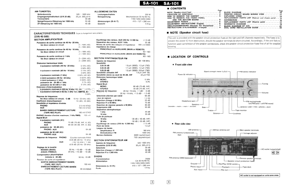 Technics-SA101-rec-sm1 维修电路原理图.pdf_第3页