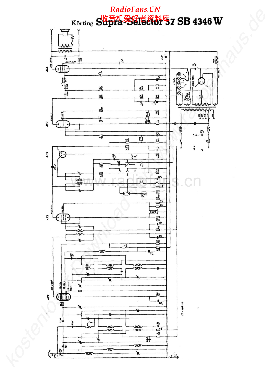 Koerting-SupraSelector37SB4346W-rec-sch 维修电路原理图.pdf_第1页