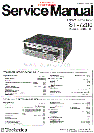 Technics-ST7200-tun-sm 维修电路原理图.pdf