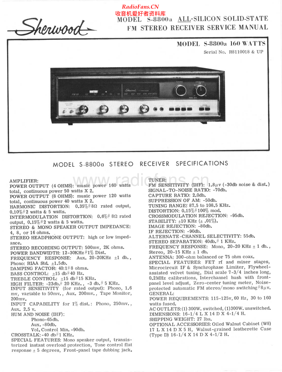 Sherwood-S8800A-rec-sm 维修电路原理图.pdf_第1页