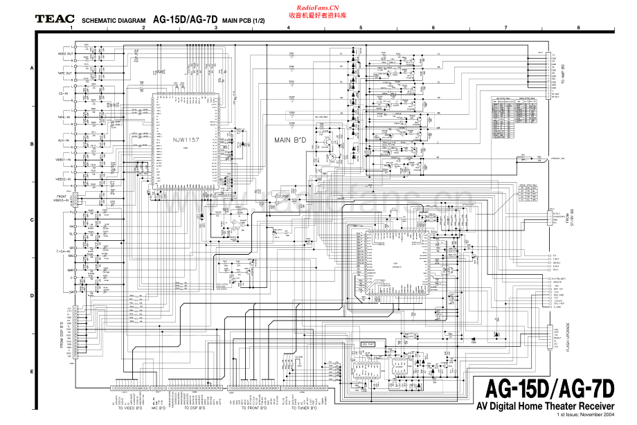 Teac-AG7D-rec-sch 维修电路原理图.pdf_第1页