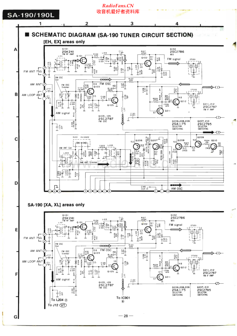 Technics-SA190L-rec-sm 维修电路原理图.pdf_第2页