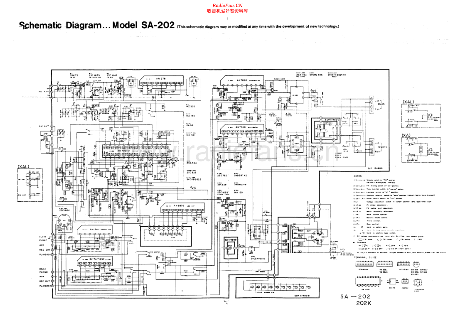 Technics-SA202-rec-sch 维修电路原理图.pdf_第1页