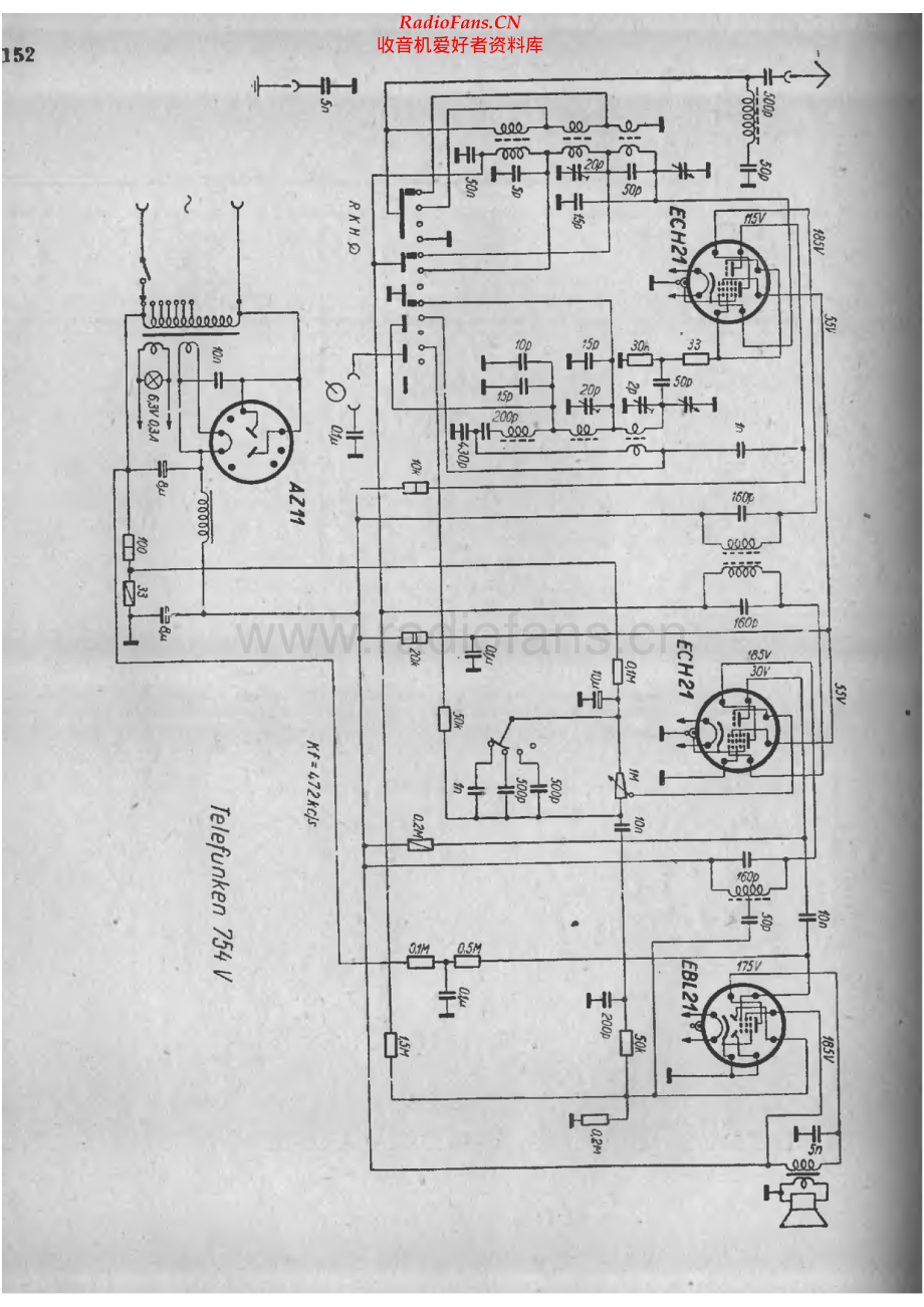 Telefunken-754V-rec-sch 维修电路原理图.pdf_第1页