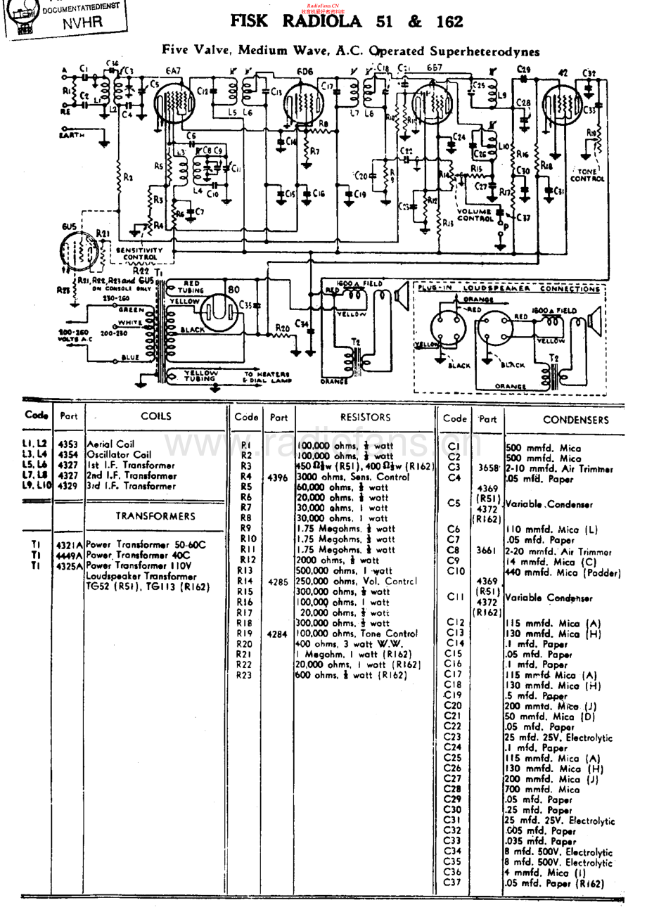 Radiola-51-rec-sm 维修电路原理图.pdf_第1页