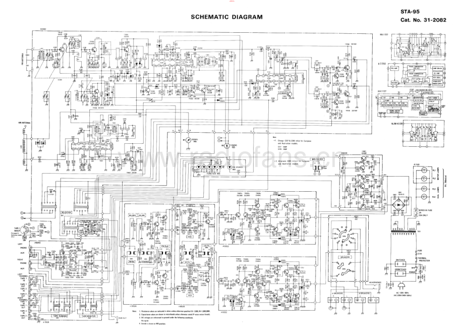 Realistic-STA95-rec-sch 维修电路原理图.pdf_第1页