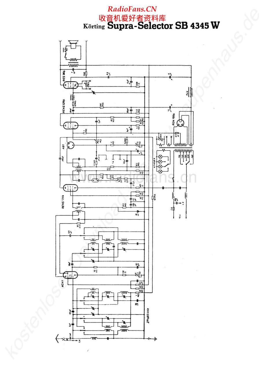 Koerting-SupraSelector4345W-rec-sch(1) 维修电路原理图.pdf_第1页