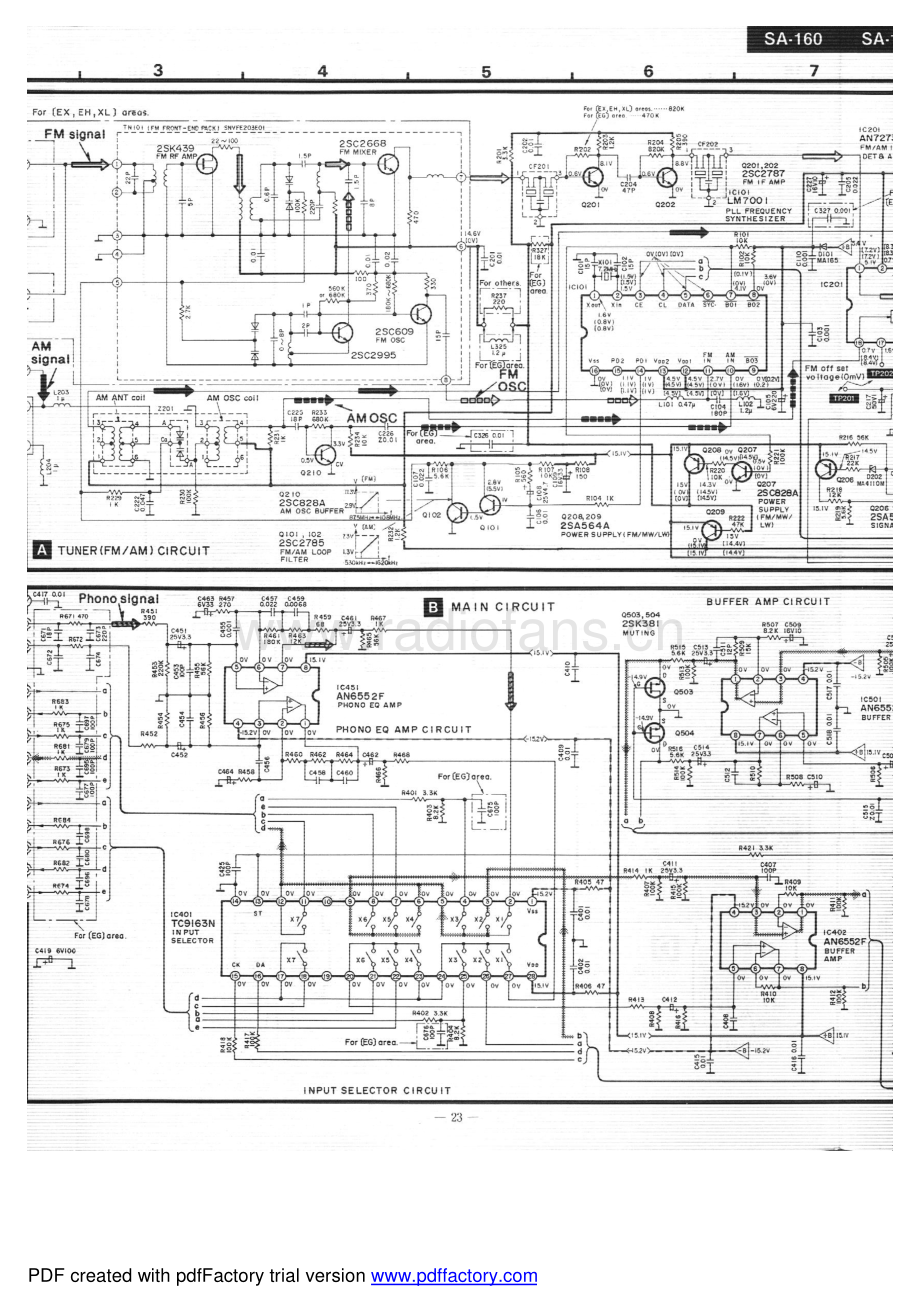 Technics-SA160-rec-sm 维修电路原理图.pdf_第3页