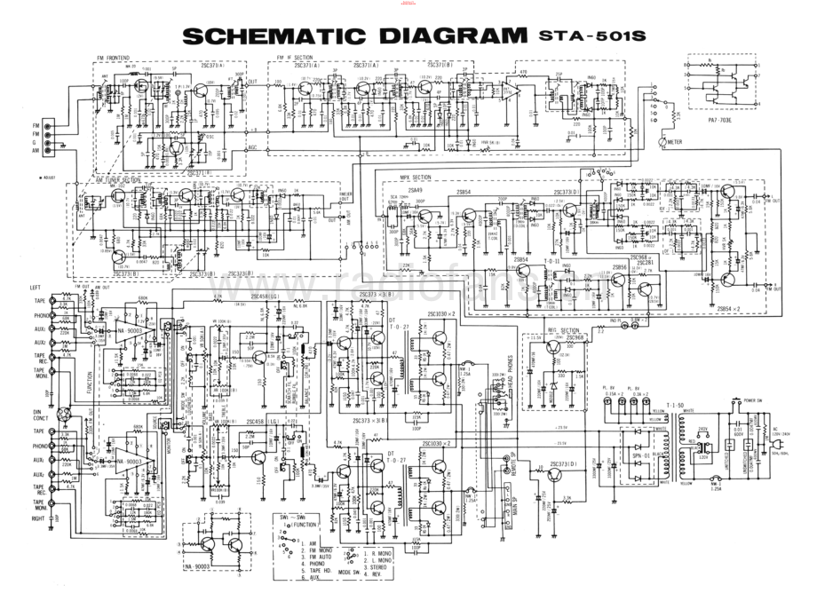 Nikko-STA501S-rec-sch 维修电路原理图.pdf_第1页