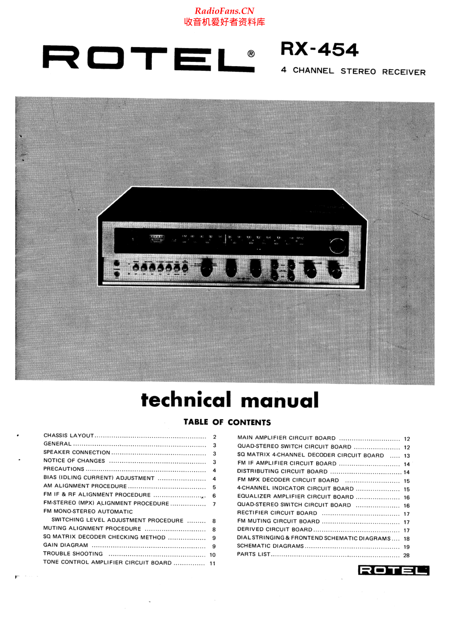 Rotel-RX454-rec-sm 维修电路原理图.pdf_第1页