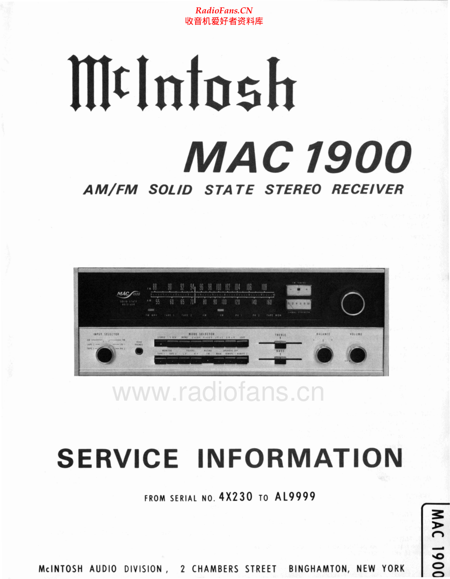 McIntosh-MAC1900-rec-sm 维修电路原理图.pdf_第2页